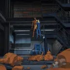 Retro invincible "I'm gonna pop your head off"