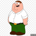 peter griffin meets donald trump in fortnite
