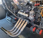 Big Block Chrysler Hemi V8 Dragster Engine Idle