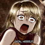 Ashley yelling LEON!