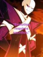 Evolution requires sacrifice