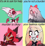 Alastor roasting tf out of you hazbin hotel