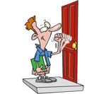 knocking door 3d
