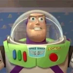 Wings flap Buzz Lightyear
