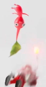 Red Pikmin commits arson
