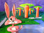 Je jouais a des jeux de shoot (Pink rabbit)