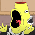 Smiling Friends - Charlie scream