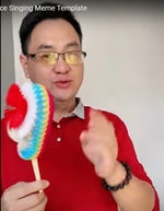 Chinese man rapping about paper thing