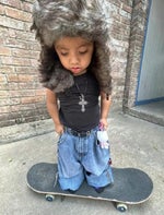 BEGGING ON HER KNEES TO BE POPULAR