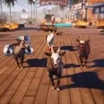 Goat sim rooftop music