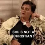 Shes not a christian!!!