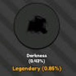 Slap Battles Darkness kill effect