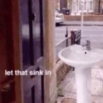 a will sombody let the sink in