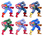 MvC2 Captain America Jumping