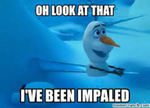 I've been impaled