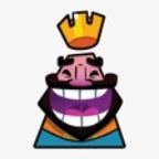King Laughing Emote HE HE HE HA --Clash Royale-- (copy)