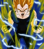 Super saiyan 2 aura.