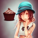 The cup cake Insadent