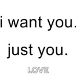 ALL I WANTED WAS YOU
