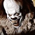Evil clown laugh downpitch