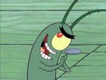 Plankton "Is So Much Nicer With A Bucket Helmet"