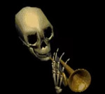 skull trumpet
