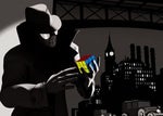 Spider-Man Noir. Rubiks Cube scene