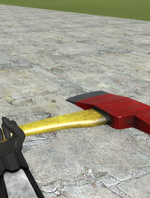 Modern Warfare Fire Axe Hit