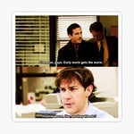 Come on guys, early worm gets that worm.