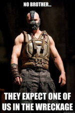 Batman Dark Knight Rise - Bane - In the wreckage