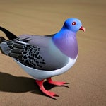 What are these birds eating?