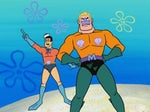 Mermaid Man and Barnacle Boy UNITE