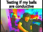 Oompaville tasing his balls