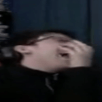 guy laughing in tetris