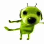 Alien Cat and Dog dancing
