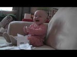 Baby laughing a lot