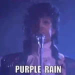 Purple rain.