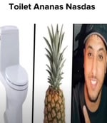 Toilet Ananas Nasdas