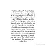 Fitnessgram paser copypasta