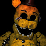 FNAF 1 Golden Freddy Jumpscare Reverse Buildup Fast