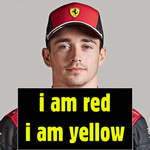 Charles Leclerc - I am red, I and yellow, I am stupid - Sound