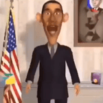 talking obama scream