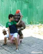Drunk squirrel laughing sound