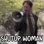 trump shut up silly woman