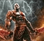 Kratos Jumps of Cliff