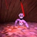 pixels scream clouds gorilla horror