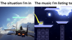 My headphones vs the situation I'm in
