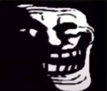 Among us sus troll face meme