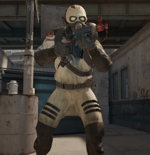 Combine Grunt bodypack explosion