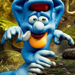 Smurf cat